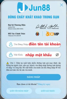 Hướng dẫn cách đăng nhập Jun88 dễ dàng ở website